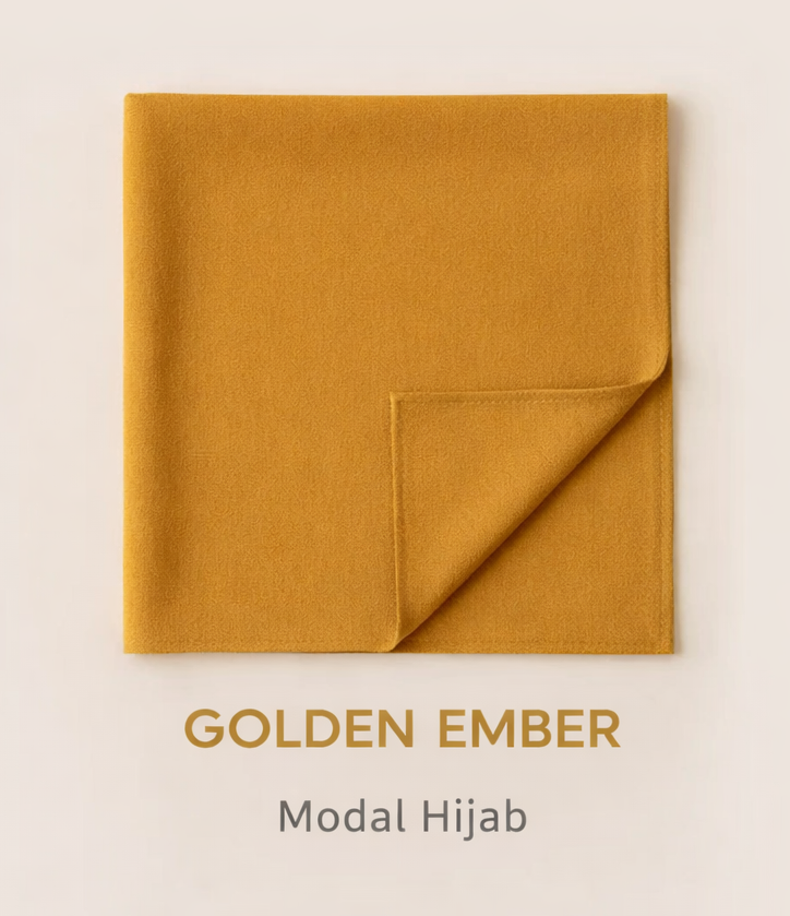Golden Ember Modal Hijab