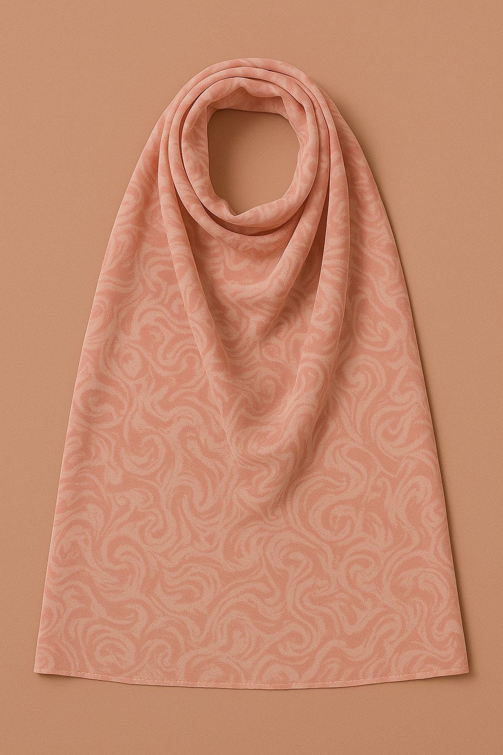 Pink Leather Modal Hijab