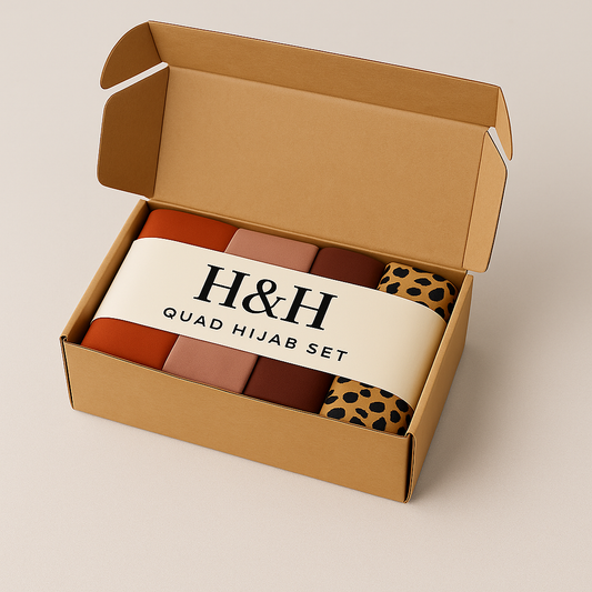 H&H Quad Hijab Set – Curated Fall Neutrals (Set of 4)