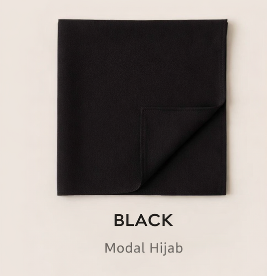 Black Modal Hijab
