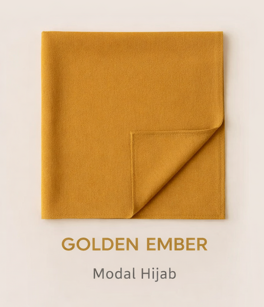 Golden Ember Modal Hijab